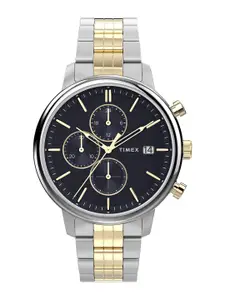 Timex Men Brass Textured Dial Analogue Watch TW2W13300UJ