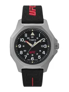 Timex Men Black Printed Dial & Straps Analogue Watch TW2V85400X6