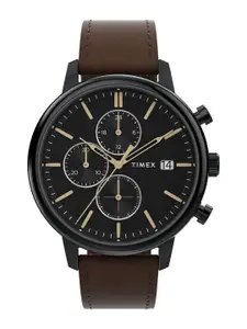 Timex Men Brass Dial & Stainless Steel Straps Analogue Watch TW2W13200UJ