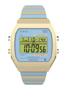 Timex Women Stainless Steel Bracelet Style Straps Digital Watch TW2W40800UJ