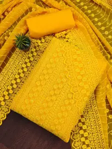 Panzora Embroidered Unstitched Dress Material