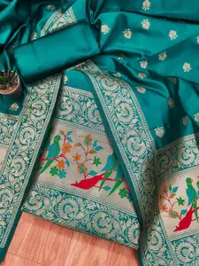 Panzora Ethnic Motifs Woven Design Unstitched Dress Material