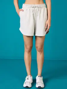 Nykd Women Off White Shorts