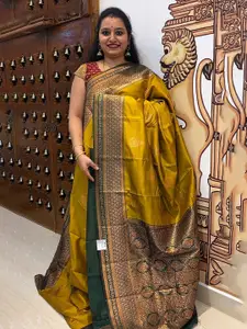 KALINI Ethnic Motifs Woven Design Banarasi Saree