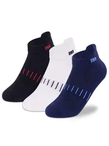 Supersox Boys Pack Of 3 Ankle-Length Socks