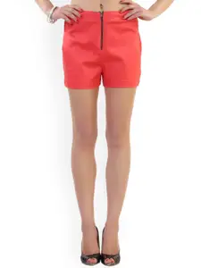 BAESD Women Regular Fit Mid-Rise Shorts