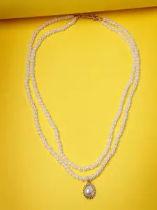Scintillare By Sukkhi Gold-Plated Layered Necklace