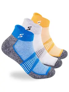 Supersox Men Pack Of 3 Patterned Cushion Special Design Ankle length Socks
