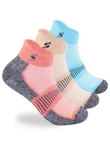 Supersox Men Pack Of 3 Patterned Cotton Ankle Length Socks