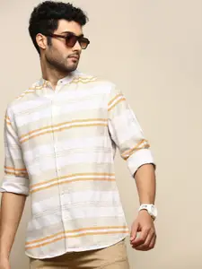 INVICTUS Sport Slim Fit Horizontal Striped Cotton Casual Shirt