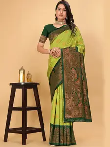 Pionex Woven Design Pure Silk Zari Kanjeevaram Saree