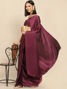Stylefables Party Satin Saree
