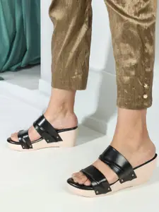 ICONICS Open Toe Wedge Heels