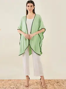 First Resort by Ramola Bachchan Asymmetric Open Front Shrug