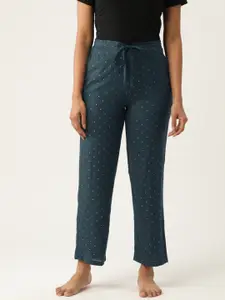 Rue Collection Women Printed Cotton Lounge Pants