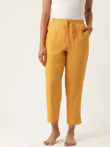 Rue Collection Women Solid Cotton Lounge Pants