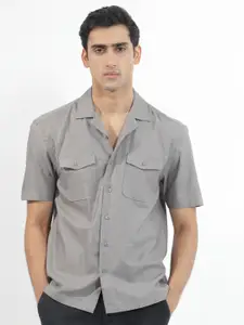 RARE RABBIT Men Grey Casual Shirt