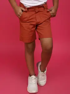 V-Mart Boys Twill Cotton Shorts