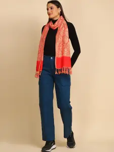 WEAVERS VILLA Ethnic Motifs Printed Scarf