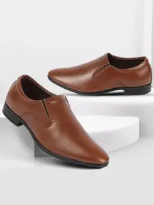 FAUSTO Men Pointed Toe Formal Slip-On Shoes