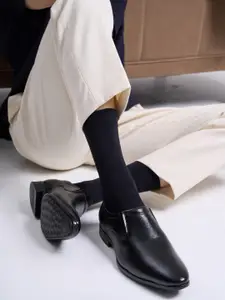 FAUSTO Men Round Toe Formal Slip-On Shoes