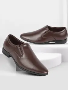 FAUSTO Men Pointed Toe Formal Slip-on Shoes