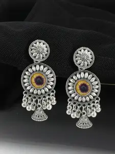PRIVIU Floral Drop Earrings