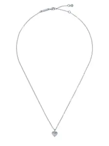 Ted Baker Linear Heart Shaped Pendant With Chain