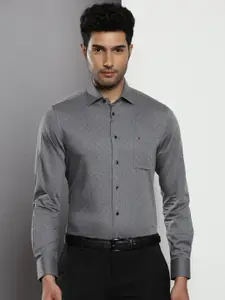 Tommy Hilfiger Standard Micro Ditsy Printed Pure Cotton Formal Shirt