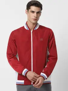 Peter England Casuals Stand Collar Bomber Jacket