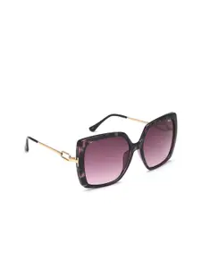 IDEE Women Purple Lens & Purple Round Sunglasses with UV Protected Lens