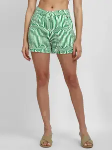 Allen Solly Woman Women Mid-Rise Geometric Printed Shorts