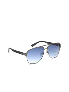 IDEE Men Aviator Sunglasses with UV Protected Lens IDS3024C4SG