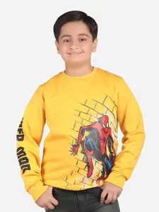 Bodycare Kids Boys Spiderman Printed Fleece Sweatshirt