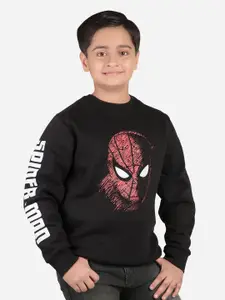 Bodycare Kids Boys Spider Man Printed Long Sleeves Fleece Pullover