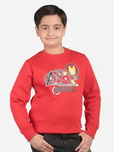Bodycare Kids Boys Avengers Printed Fleece Sweatshirt