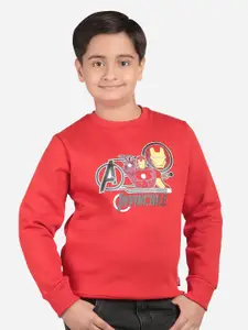 Bodycare Kids Boys Avengers Printed Pullover Fleece Sweatshirt