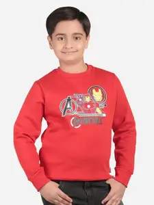 Bodycare Kids Boys Typography Printed Fleece Sweatshirt