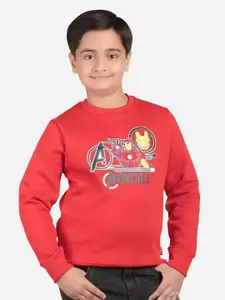Bodycare Kids Boys Typography Printed Fleece Sweatshirt