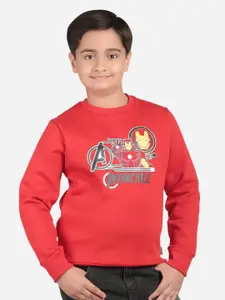 Bodycare Kids Boys Typography Printed Fleece Sweatshirt