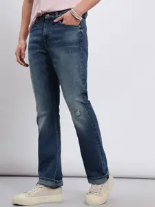 Lee Men Mildly Distressed Stretchable Jeans