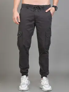 Reslag Men Mid-Rise Cotton Cargos Joggers