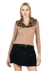 COVER STORY Women Brown Pullover