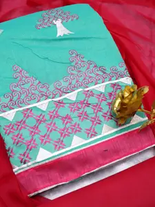 MANVAA Embroidered Unstitched Dress Material