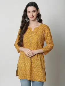 KALINI Floral Printed Pure Cotton Kurti