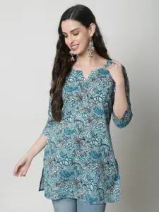 KALINI Ethnic Motifs Printed Pure Cotton Kurti