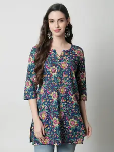KALINI Ethnic Motifs Printed Pure Cotton Kurti