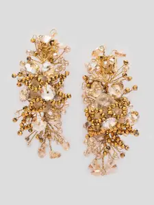 D'oro Crystals Studs Earrings