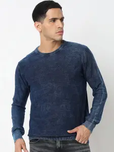 SPYKAR Round Neck Cotton Pullover Sweater