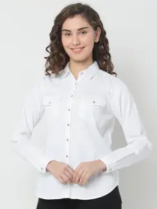 SPYKAR Spread Collar Cotton Casual Shirt